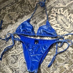 TRIANGL Blue Velvet Bikini